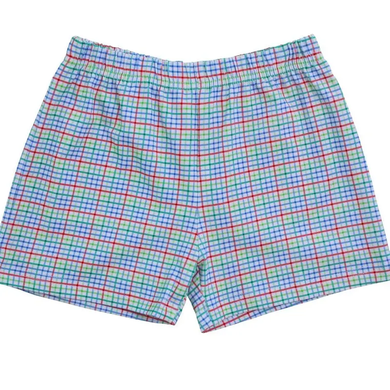 Primary School Plaid Shorts 1
