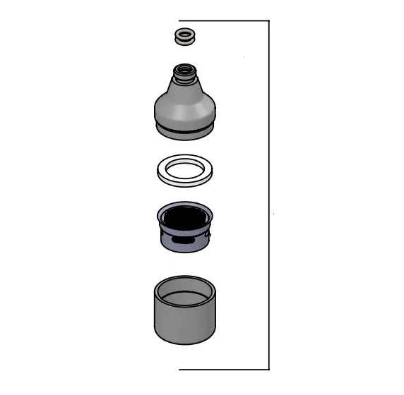Profitec And Ecm Hot Water Outlet Assembly Unit 1