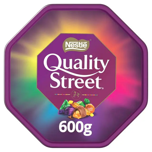 Quality Street Chocolate Tub – Assorted Favorites (600G) 1