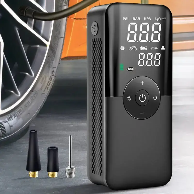 Rechargeable Mini Air Pump – Digital Portable Inflator 1