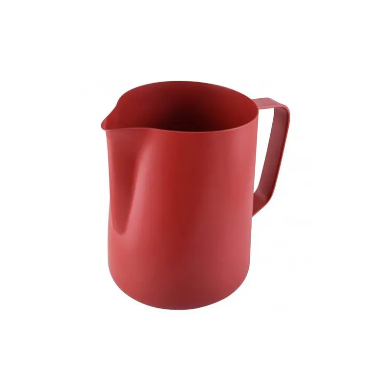 Red 1L Non-Stick Teflon Frothing Jug 1