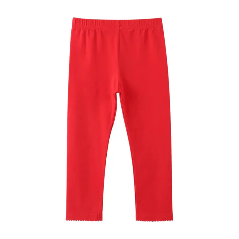Red Picot-Trim Leggings For Babies By Swoon Baby 1
