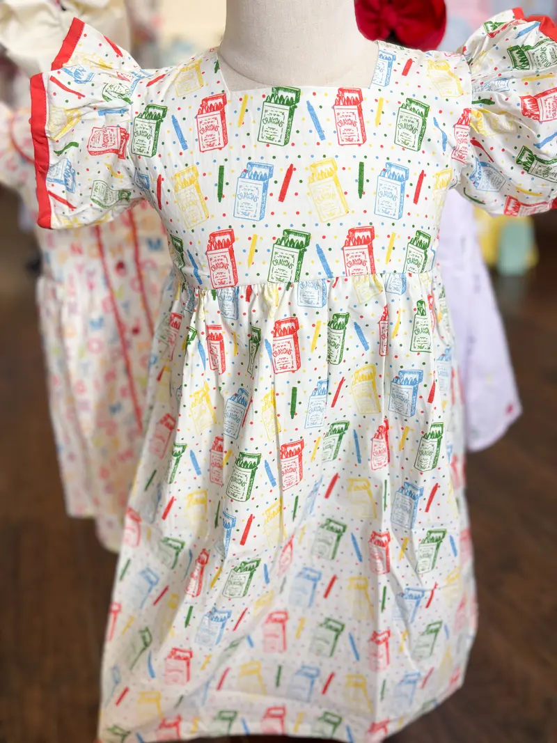 Retro 'Color Me Happy' Vintage-Inspired Dress 1