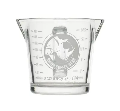 Rhino Double-Spouted Espresso Shot Glass 1