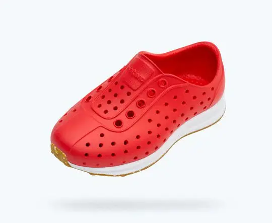 Robbie Sugarlite Sneaker – Hyper Red, Shell White & Mash Speckle Rubber 1