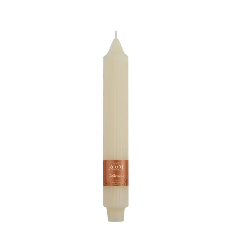 Root Candles Grecian Collenette 9-Inch Ivory Scented Candle 1