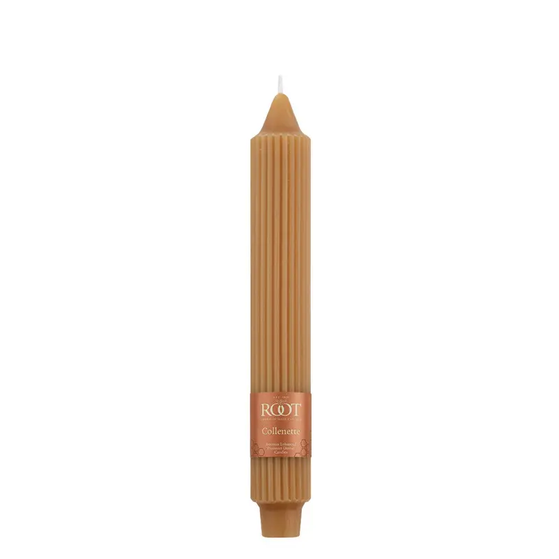 Root Candles Grecian Collenette Beeswax Candle – 9 Inch Tall 1