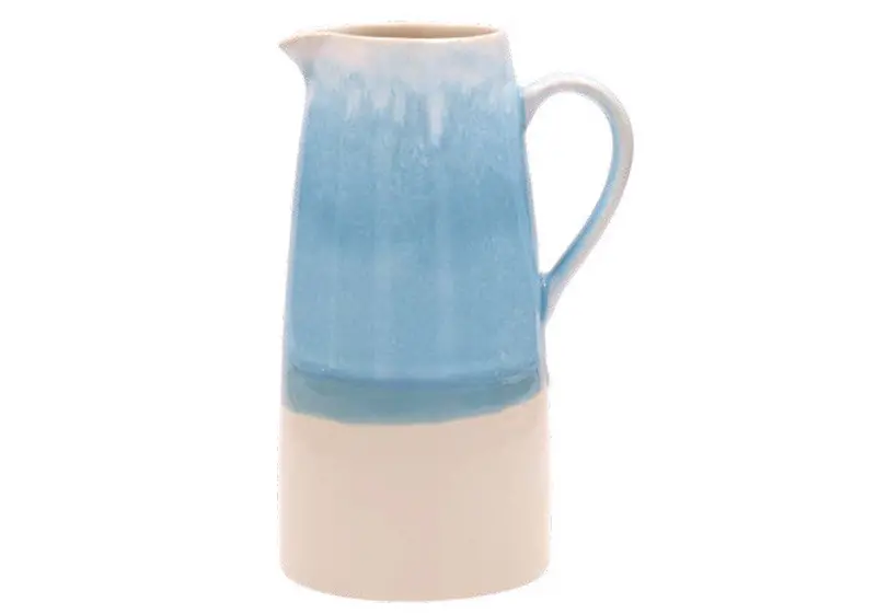 Rose & Tulipani 1.5 L Azure Ceramic Pitcher 1