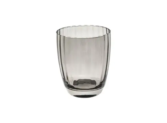Rose & Tulipani Prismia Tumbler – 0.31L Smoked Grey Compact Drinking Glass 1
