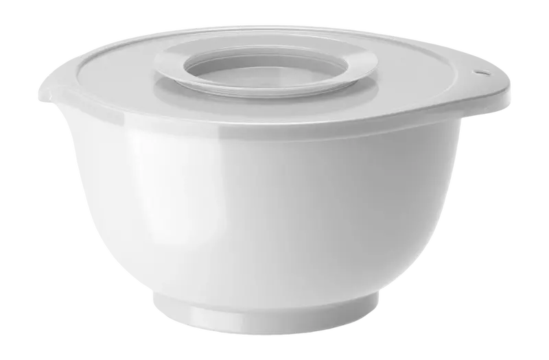 Rosti Margrethe Mixing Bowl With Splash-Proof Lid – 3 L White 1