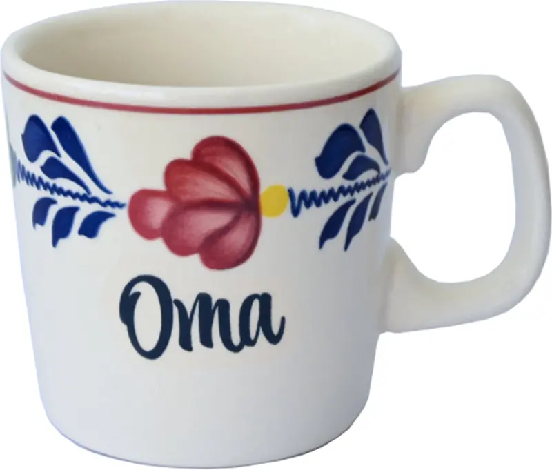 Royal Boch Boerenbont Mug Set: 6 Oma-Style Mugs (200 Ml) 1
