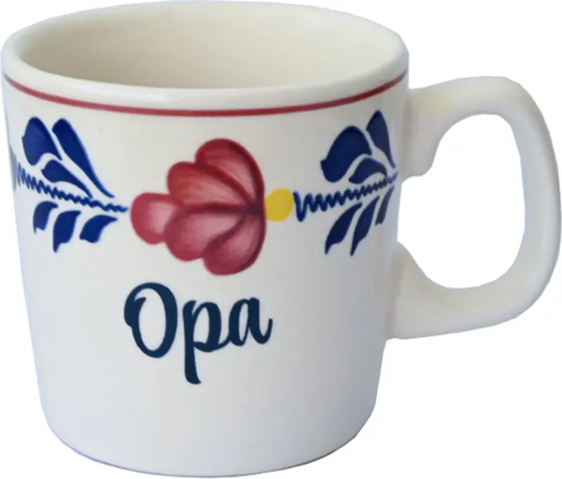 Royal Boch Boerenbont Mug Set: 6 Opa-Style Mugs (200 Ml) 1