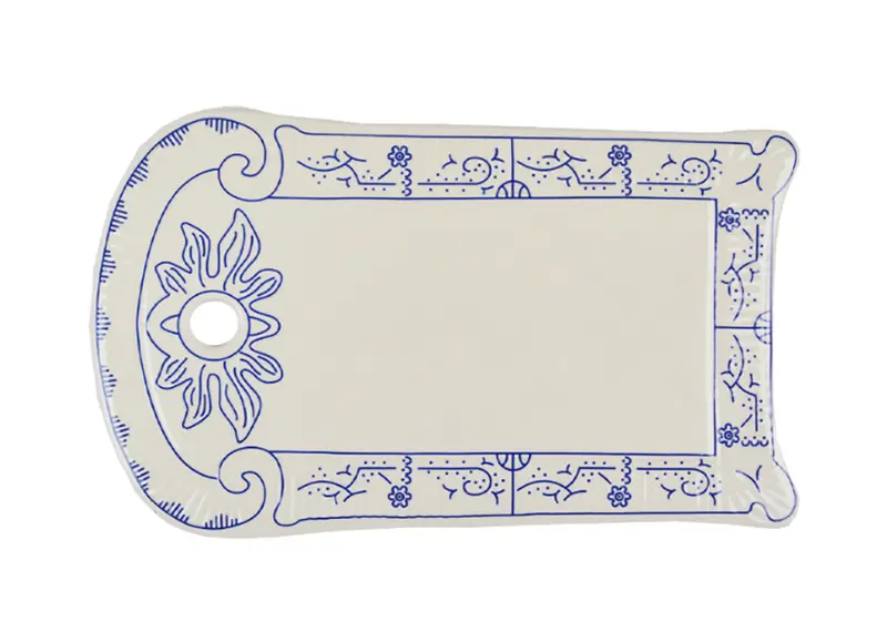 Royal Boch Copenhague 2-Piece 25 × 15 Cm Ceramic Serving Tray Set (Cream, Decorative) 1
