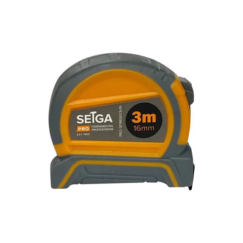 Rubberized Locking Tape Measure – 3 M × 16 Mm 1