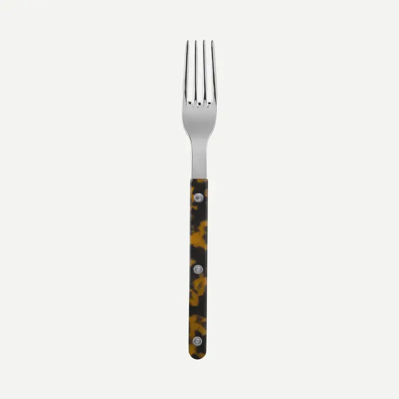 Sabre Paris Bistrot Flatware Set – Tortoiseshell-Finish Stainless Cutlery 4