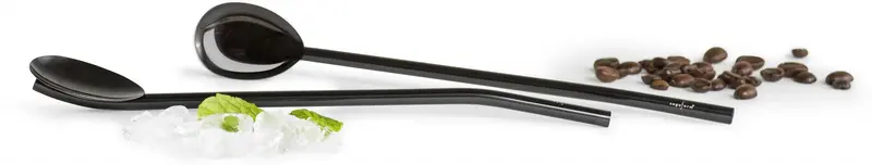 Sagaförm Cocktail Pick & Straw Set – 2-Piece Bar Accessory Pack 1