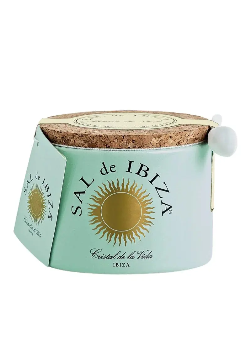 Sal De Ibiza Fleur De Sel Sea Salt In Handmade Ceramic Jar (150G) 1