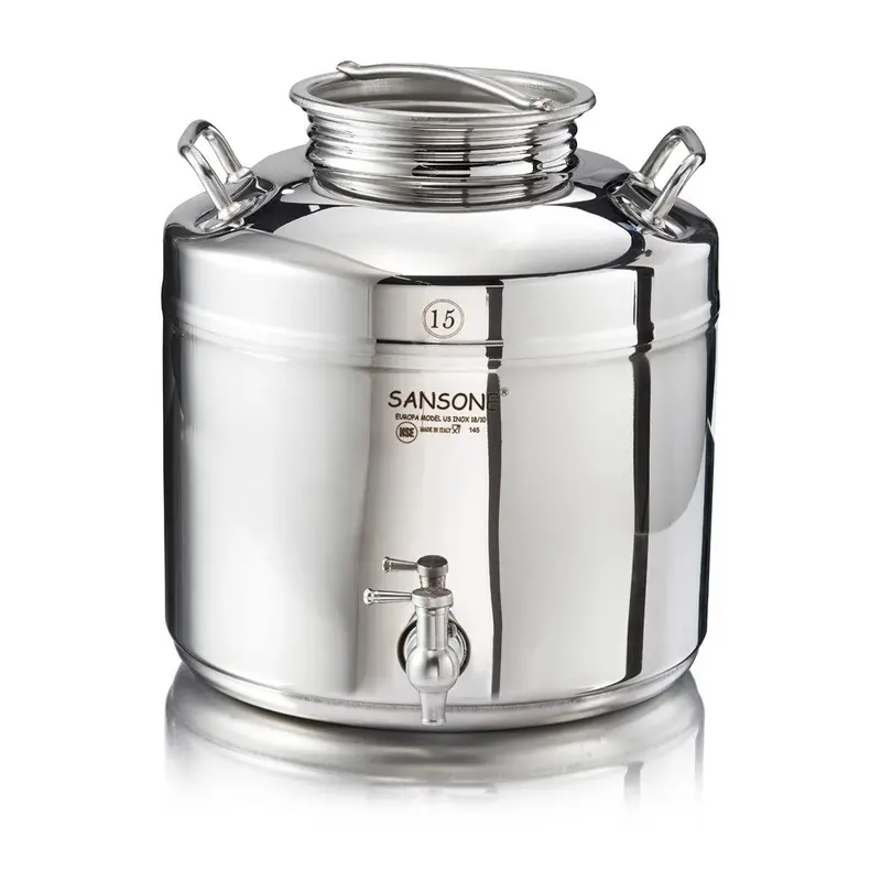 Sansone Europa Nsf-Certified Stainless Steel Water Dispenser – 15 Litre (3.96 Gal), Made In Italy 1