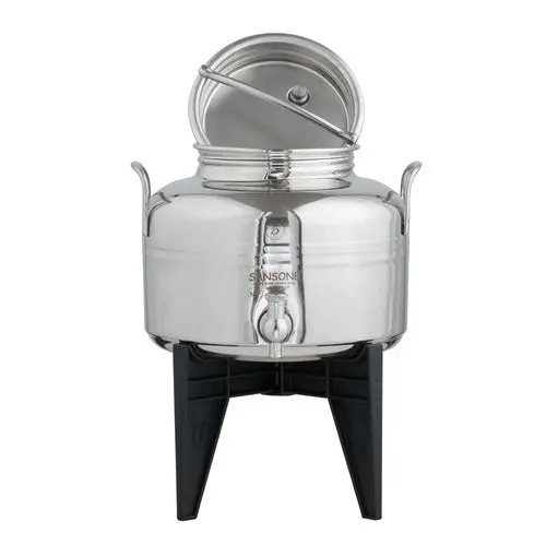 Sansone Nsf-Certified 5L Stainless Steel Water Dispenser – Italian-Made Canister With Spigot 1