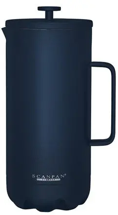 Scanpan To Go French Press Coffee Maker – Oxford Blue, 1 L 1