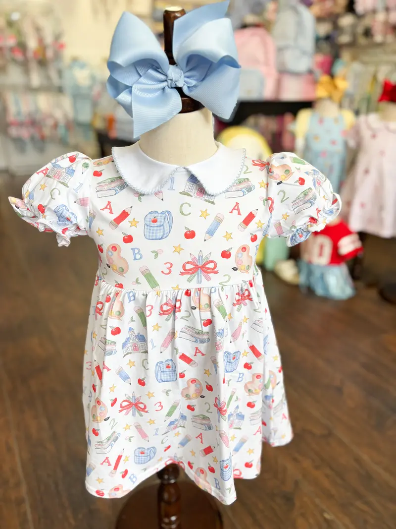 School Supplies Themed Collins Classic Dress 1