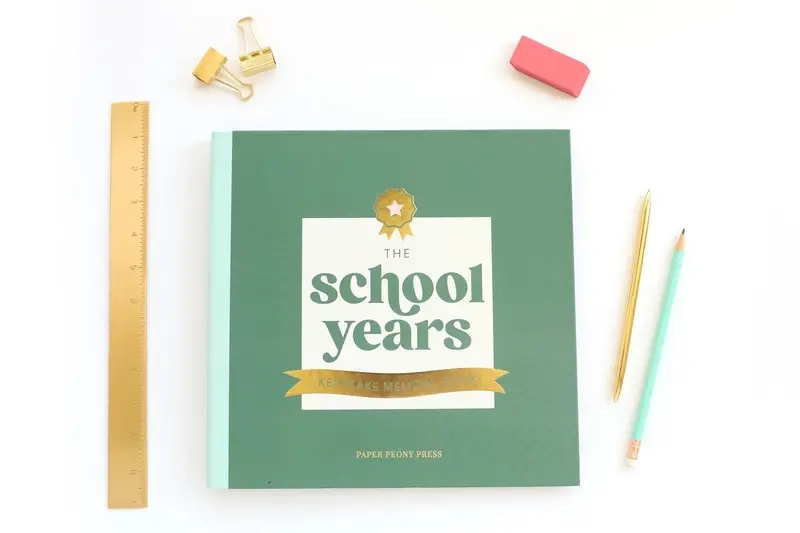 School Years Memory Book – Keepsake Journal For Academic Milestones 1