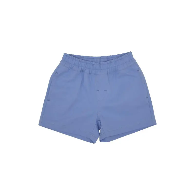 Sheffield Shorts – Barbados Blue With White Stork Embroidery 1