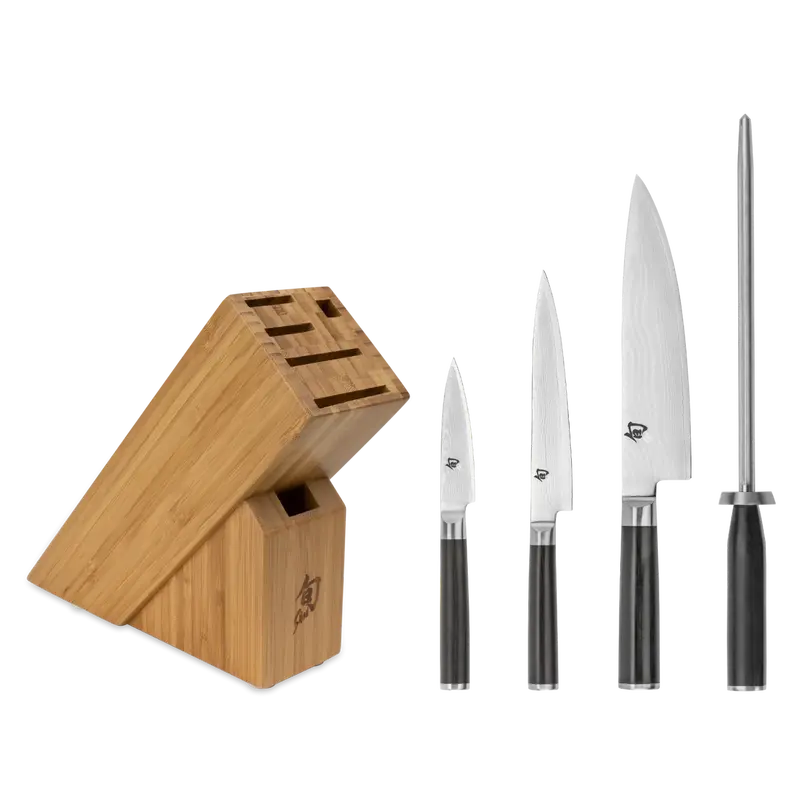 Shun Classic 5-Piece Knife Block Set – Slimline Format, Made In Japan 1