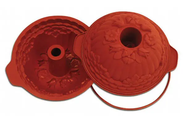 Silikomart Terracotta Floral Gugelhupf Mold – 220 Mm Diameter 1