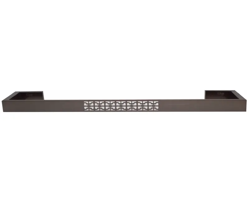 Single-Bar Towel Holder In Matte Brown 1