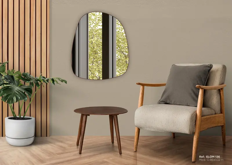 Slim Full-Length Mirror – 86 X 102 Cm Space-Saving Design 1