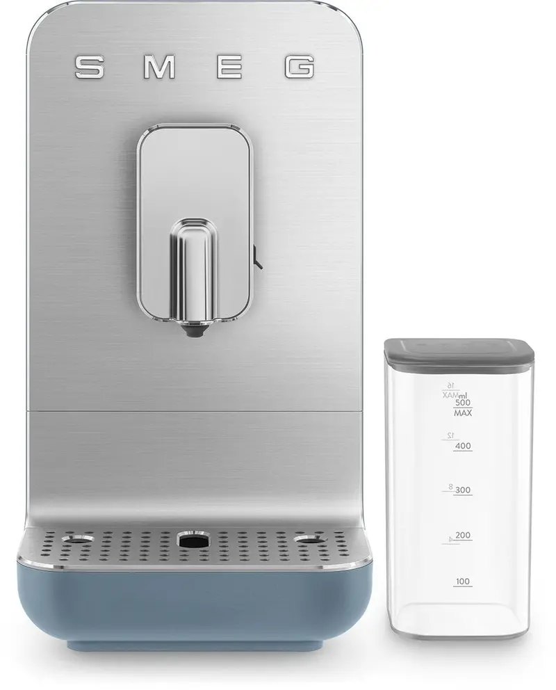 Smeg Bcc13Sbmeu Bean-To-Cup Espresso Machine – Storm Blue With Integrated Milk Reservoir 1