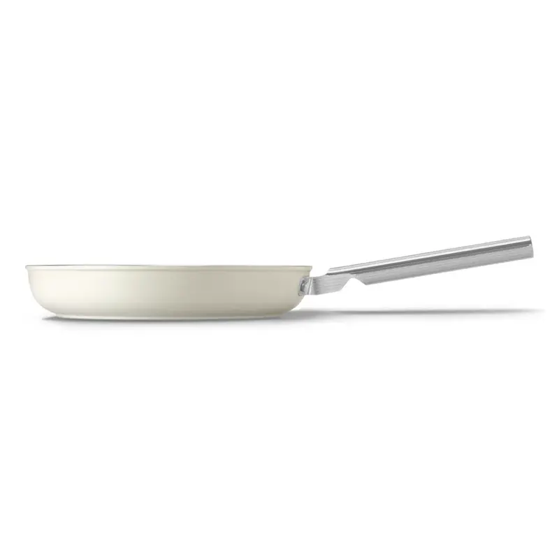 Smeg Cast Aluminum Skillet – 28 Cm – Cream 1