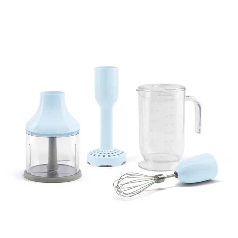 Smeg Hbac11Pb Hand Blender Accessories Kit – Tritan Renew – Pastel Blue 1