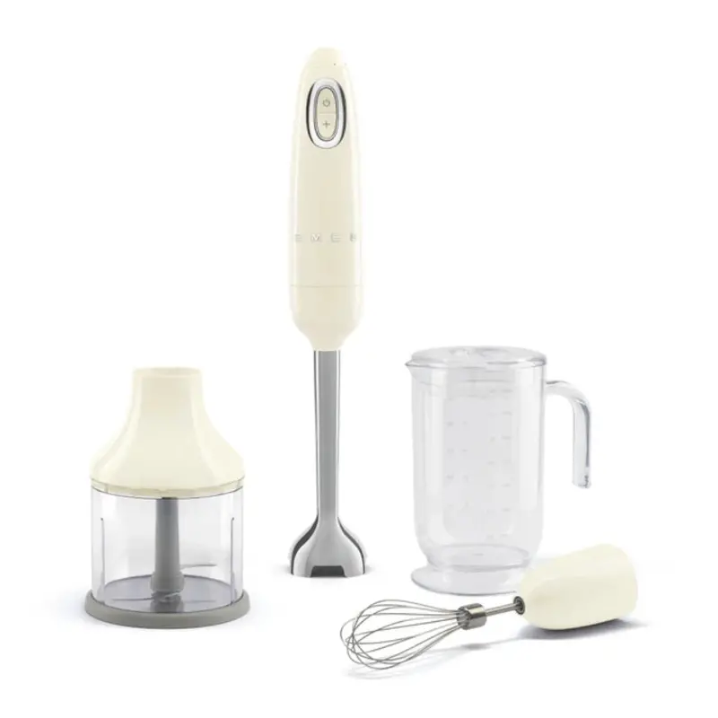 Smeg Hbf03Creu 700W Hand Blender – 5-Speed + Turbo – Includes Accessories – Cream 1