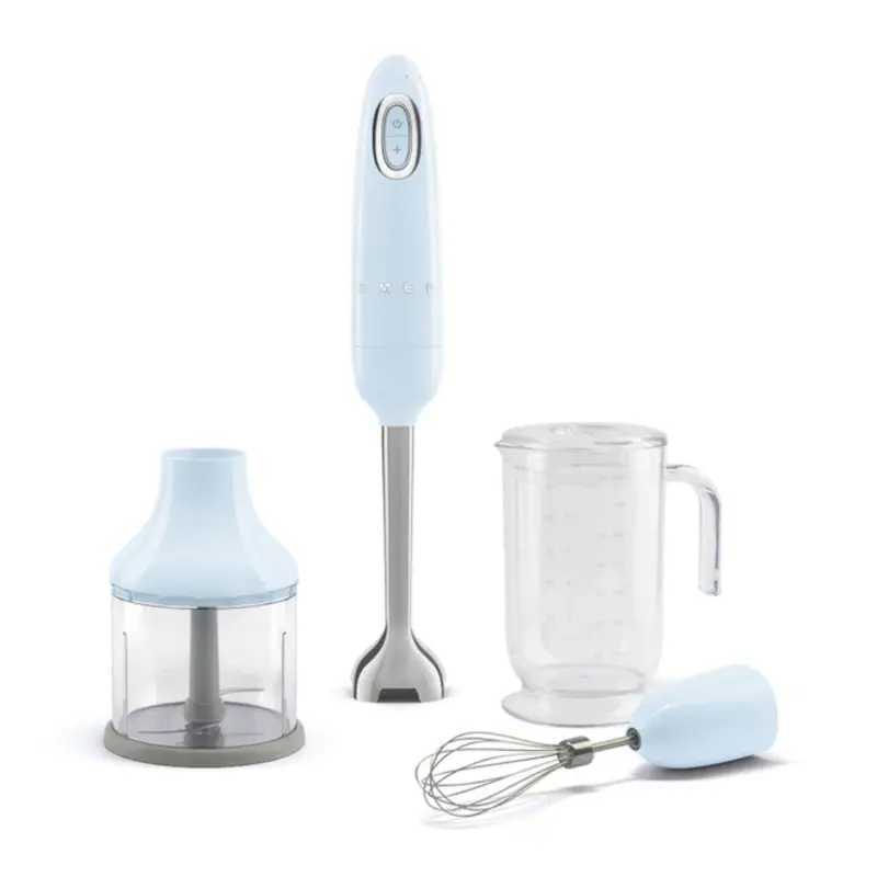 Smeg Hbf03Pbeu 700W Hand Blender – 5-Speed + Turbo – Includes Accessories – Pastel Blue 1