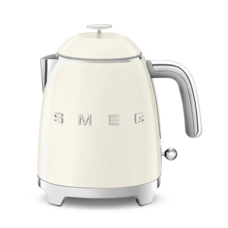 Smeg Klf05Creu Sleek Mini Kettle – 0.8 L – Elegant Cream Tone 1