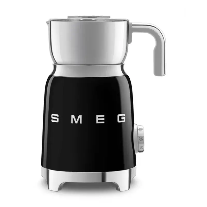 Smeg Mff11Bleu Matte Black Milk Frother – Modern Aesthetic & Precise Temperature Control 1