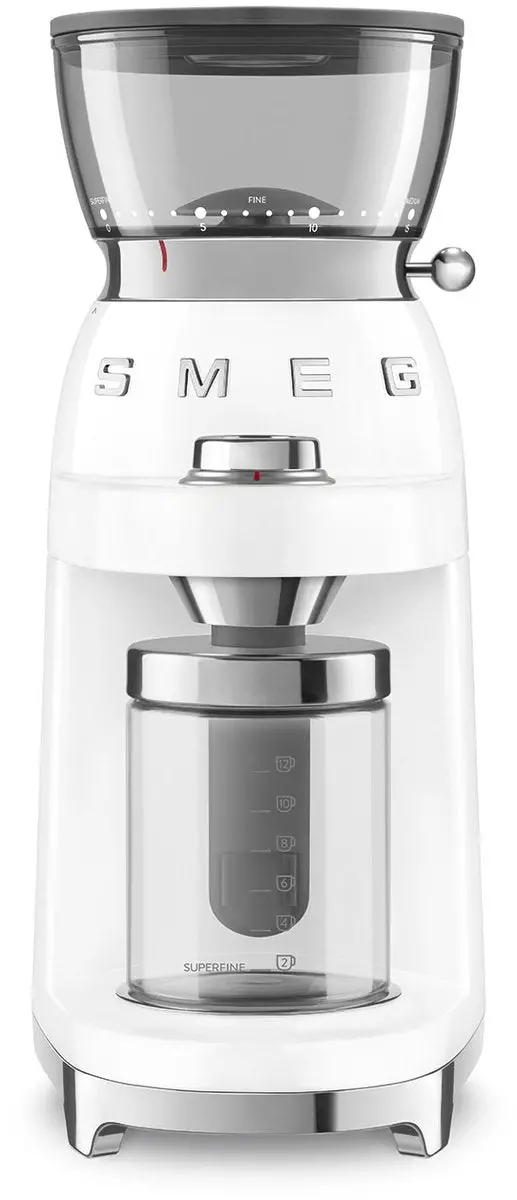 Smeg Tritan Renew Coffee Grinder – White (Cgf03Wheu) 1