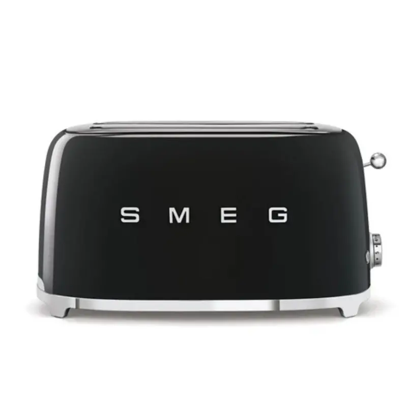 Smeg Tsf02Bleu 2-Slice Toaster – Black Finish – Fits 4 Slices 1
