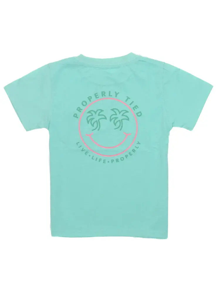 Smiley Face Seafoam Ensemble For Girls 1