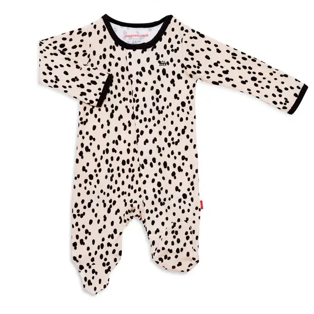 Spot On Organic Cotton Magnetic Footed Sleepsuit 1