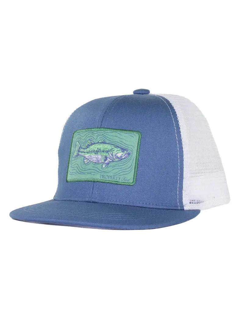 Spotted Bass Trucker Hat For Boys 1
