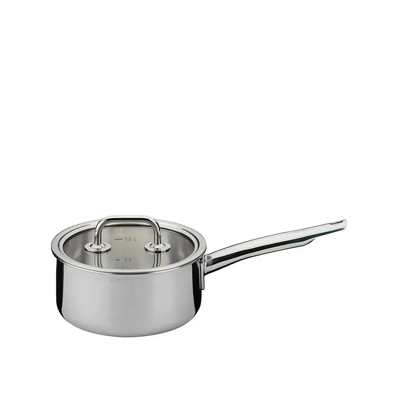 Spring 14 Cm Glass-Lid Saucepan With Helper Handle 1