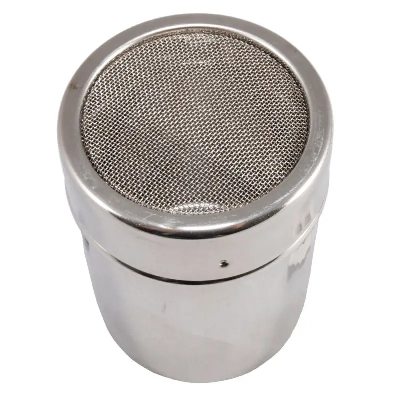 Stainless Steel Chocolate Shaker – Coarse Mesh, Large Size 1
