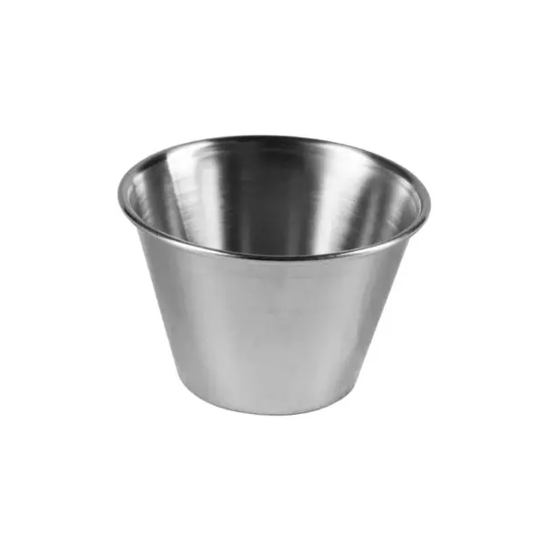 Stainless Steel Sauce Cup – 2.5Oz Drip-Free Condiment Server 1