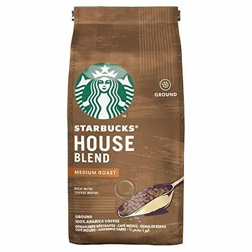 Starbucks House Blend Medium-Roast Ground Coffee – 200G 1