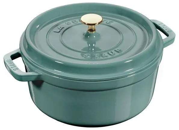 Staub Eucalyptus Enamel Cast Iron Cocotte – 24 Cm, 3.8 L 1