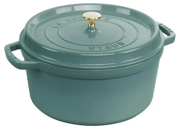 Staub Eucalyptus Enamel Cast Iron Dutch Oven – 28 Cm, 6.7 L 1