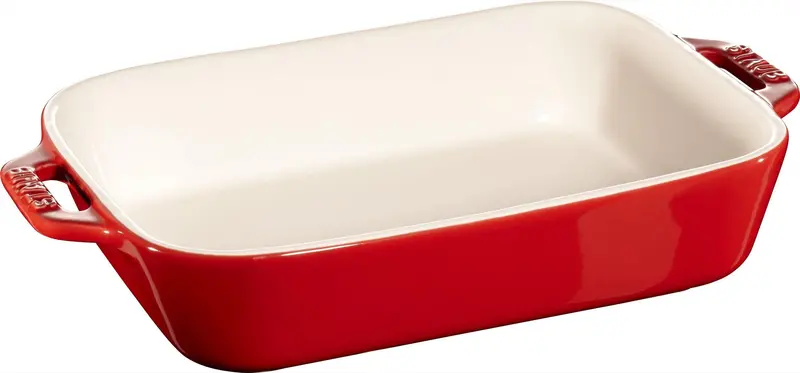 Staub Gratin Dish – 20 × 16 Cm, Cherry Red 1